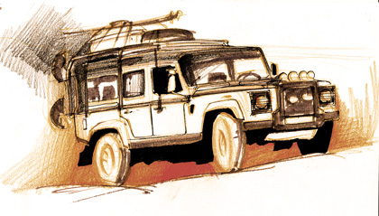 Inegalabilul Land Rover Defender :)